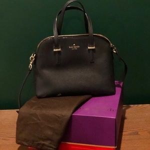 Kate Spade Navy Blue Lottie handbag
